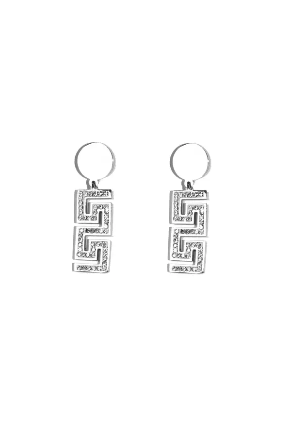 Boucle-d-oreille zigzag Argent