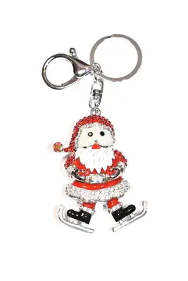 porte-cle Père Noël multicolore