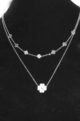 Collier  Trèfle Ã  quatre feuilles Argent C1B94 