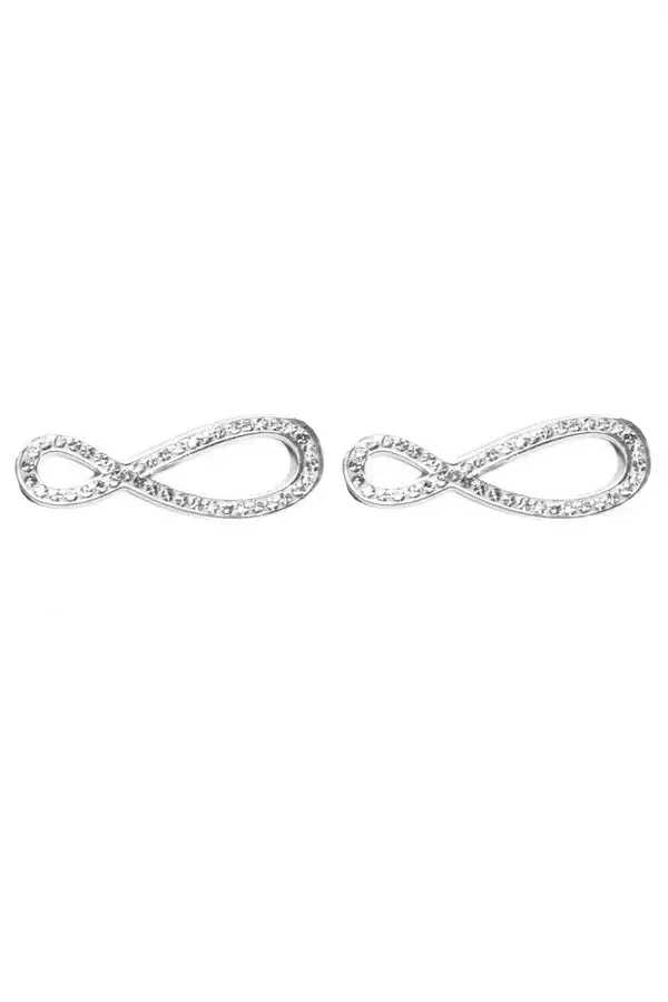 Boucle-d-oreille infini Argent