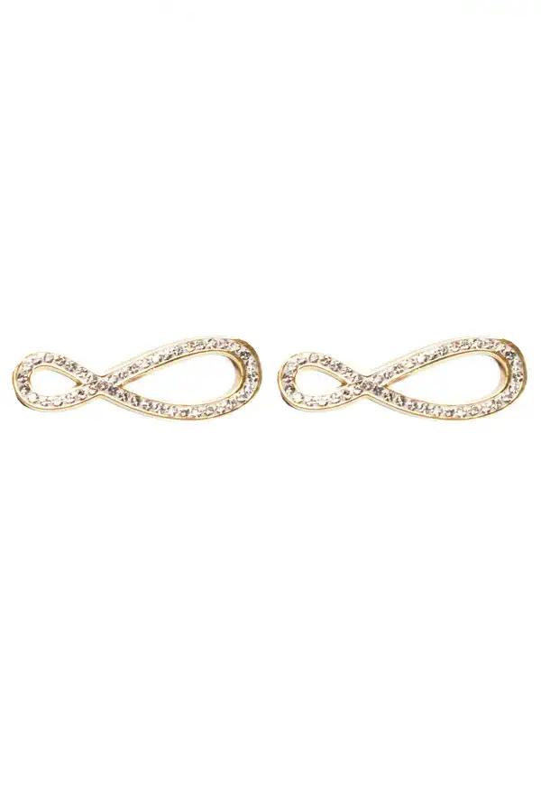 Boucle-d-oreille infini Or