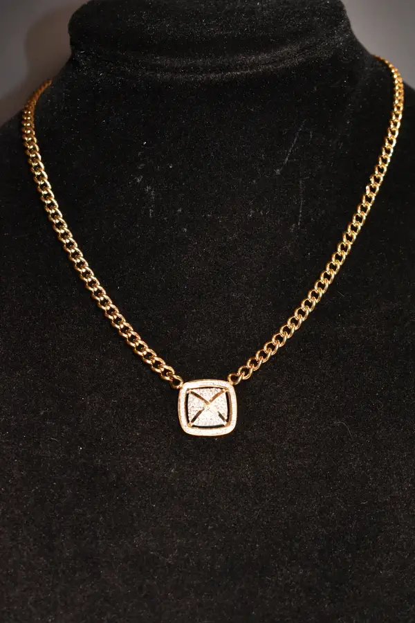 Collier pyramide Or