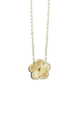 Pendentif fleur Or