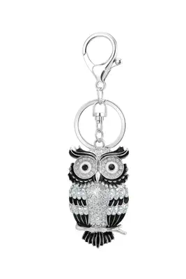 porte-cle hibou chouette multicolore