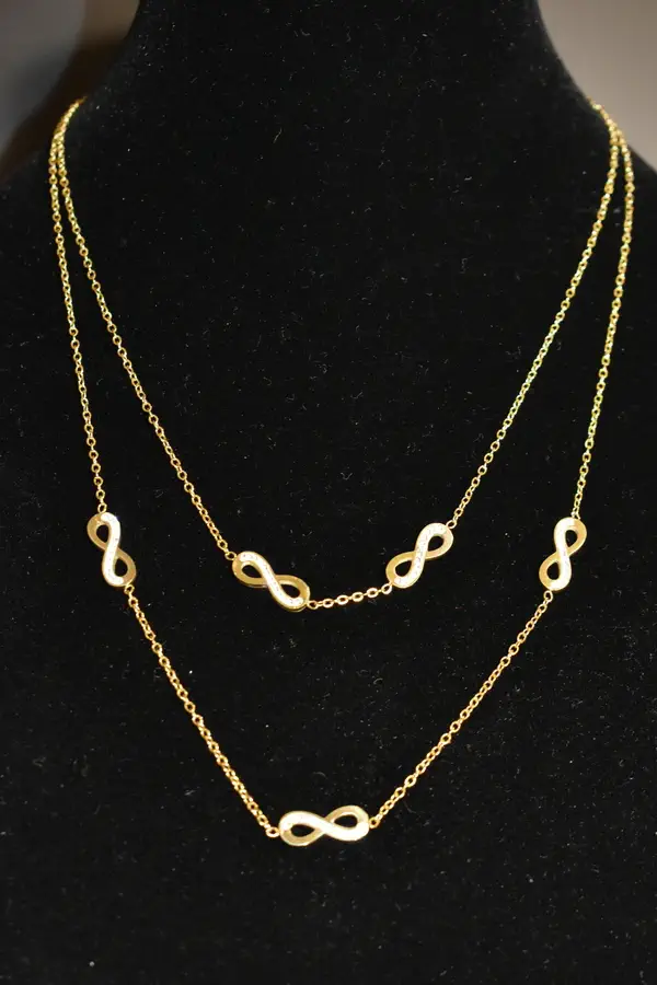 Collier infini Or