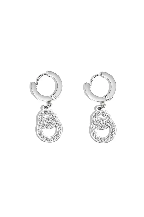 Boucle-d-oreille infini Argent