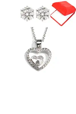 Coffret Coeur Argent