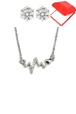 Coffret onde de coeur Argent
