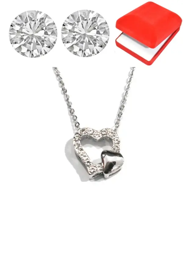 Coffret Coeur Argent