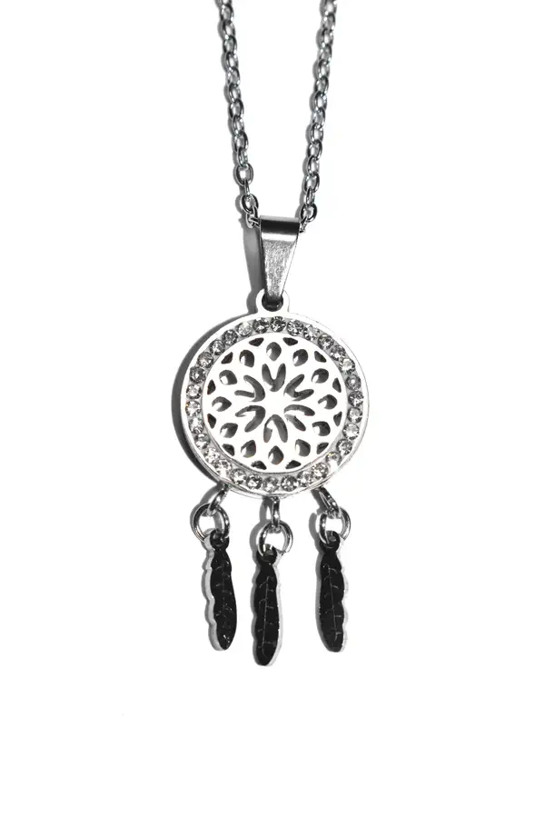 Pendentif attrape rêve Argent