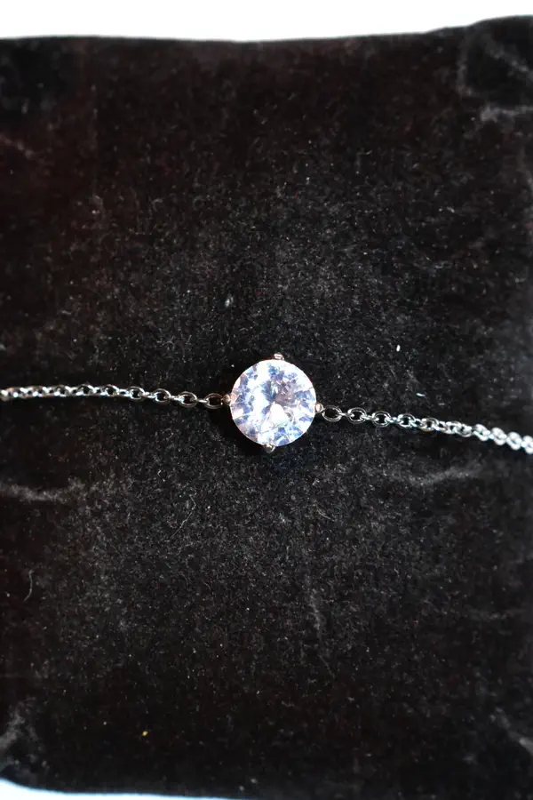 Bracelet diamant Argent