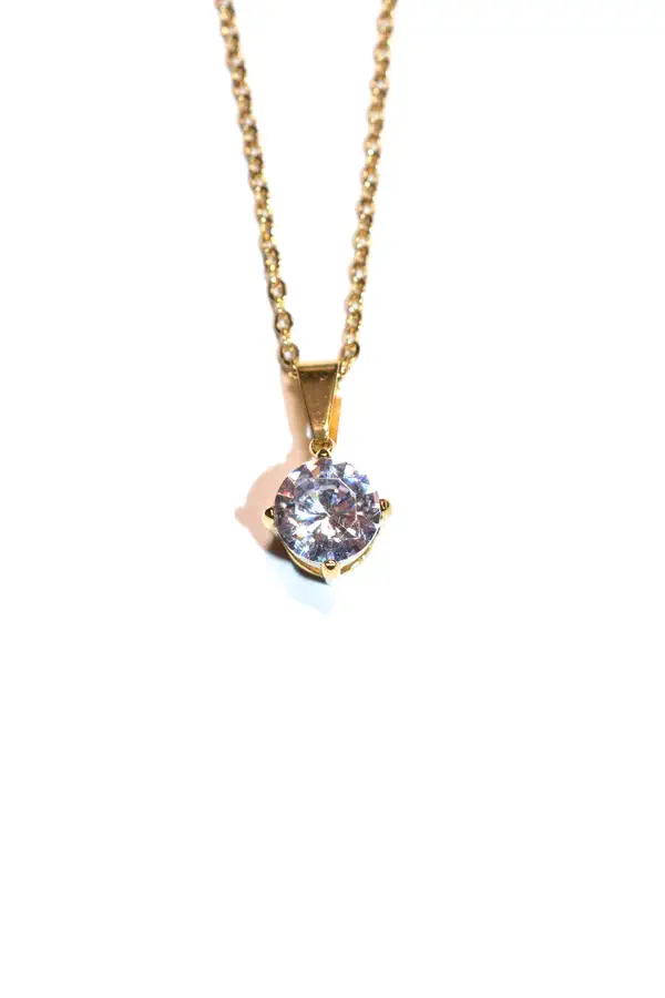 Pendentif en forme de diamant Or