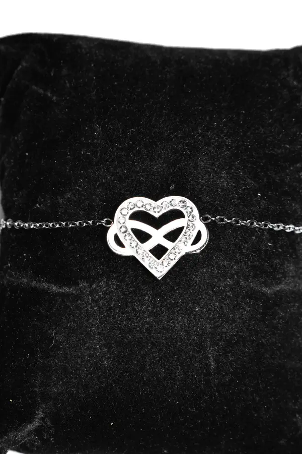 Bracelet Coeur infini Argent