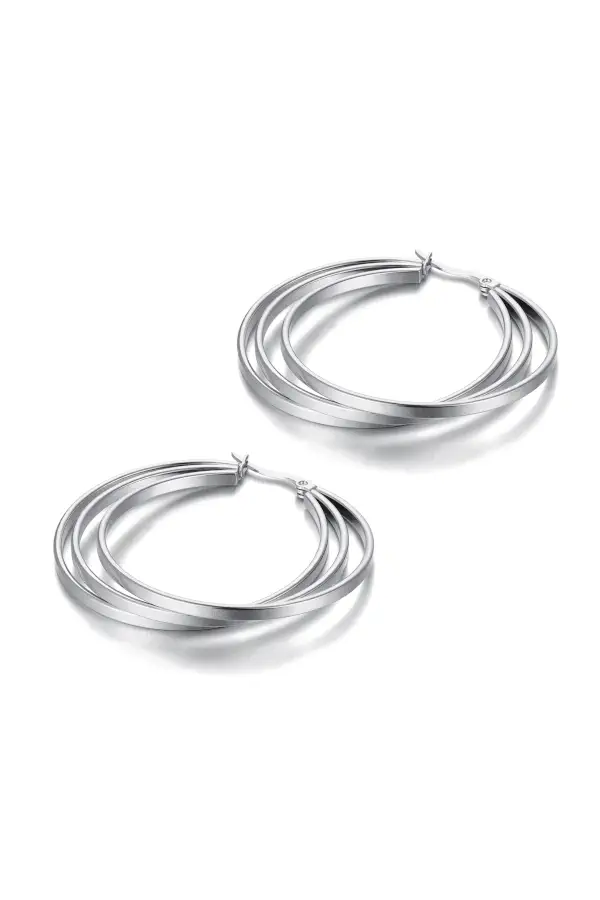 Boucle-d-oreille anneaux Argent