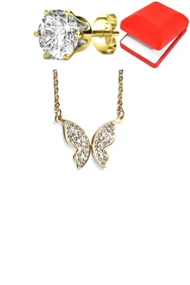 Coffret papillon Or