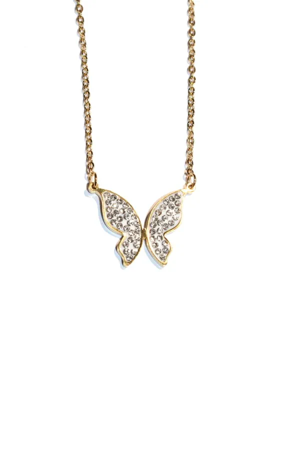 Pendentif papillon Or