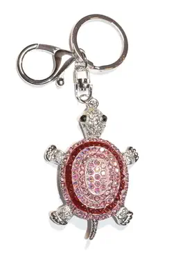 porte-cle tortue Argent