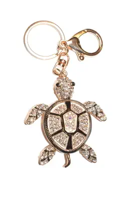 porte-cle tortue Or