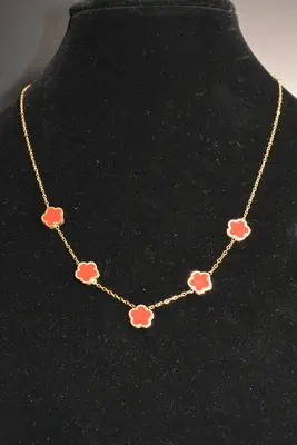 Collier fleur Or