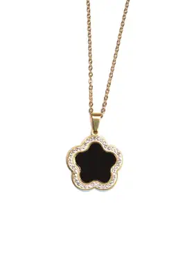 Pendentif Fleur Or