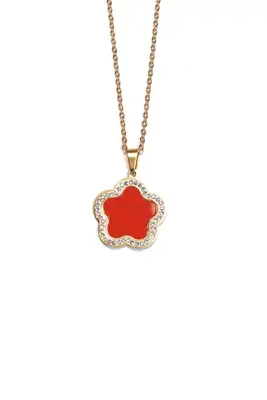 Pendentif Fleur Or