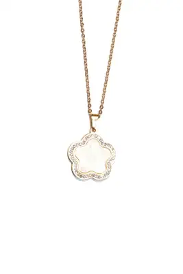 Pendentif Fleur Or