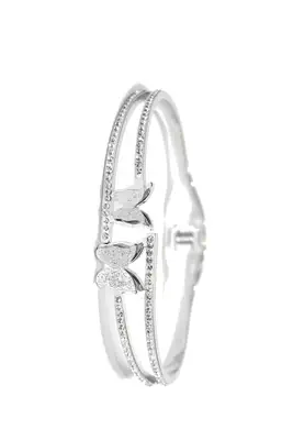 Jonc papillon Argent