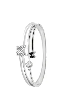Jonc papillon Argent