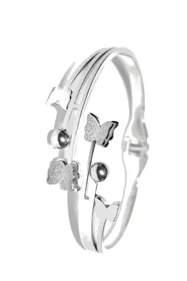 Jonc papillon Argent