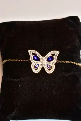 Bracelet papillon Or