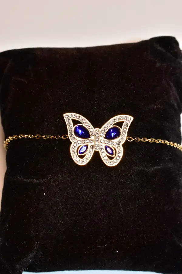 Bracelet papillon Or