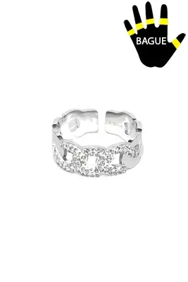 Bague taille réglable Argent