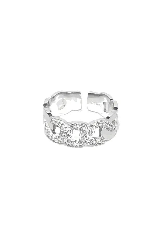 Bague taille réglable Argent