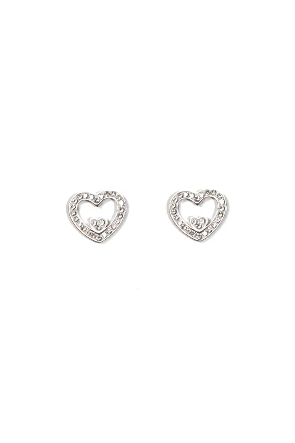 Boucle-d-oreille coeur Argent