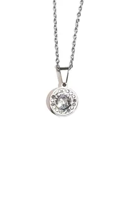 Pendentif rond Argent