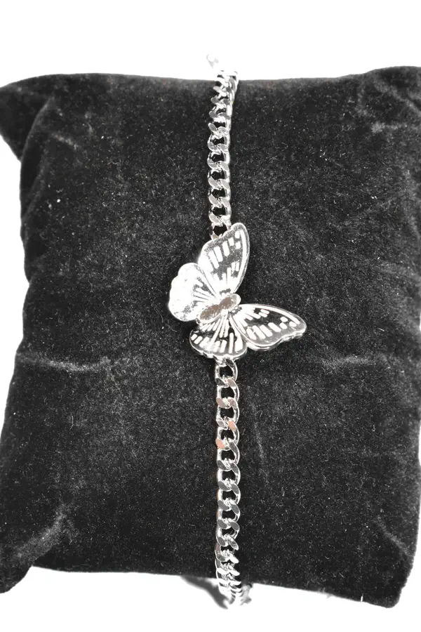 Bracelet papillon Argent