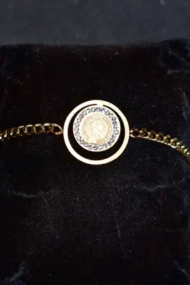 Bracelet reine Elizabeth Or