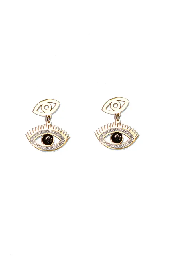 Boucle-d-oreille oeil Fatma Or