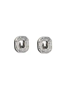 Boucle-d-oreille carré Argent