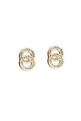 Boucle-d-oreille infini Or