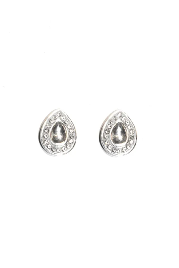 Boucle-d-oreille goutte Argent