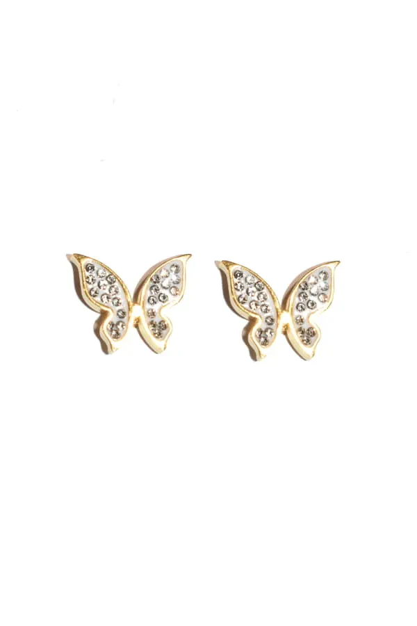 Boucle-d-oreille papillon Or