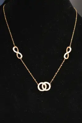 Collier infini Or