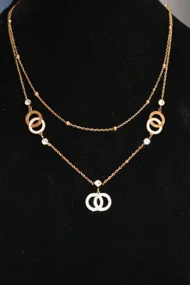 Collier infini Or