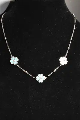 Collier tréfle Argent