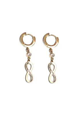 Boucle-d-oreille infini Or