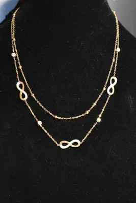 Collier infini Or