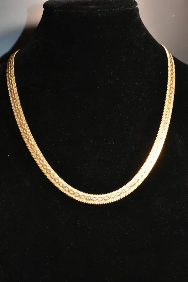 Collier plat Or