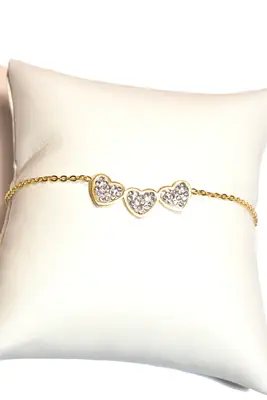 Bracelet Coeur Or