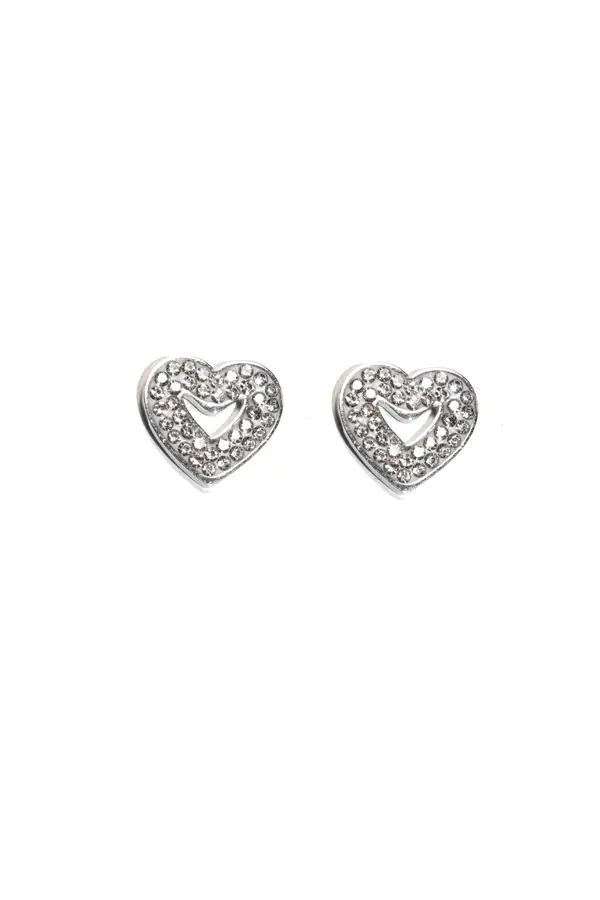 Boucle-d-oreille Coeur Argent